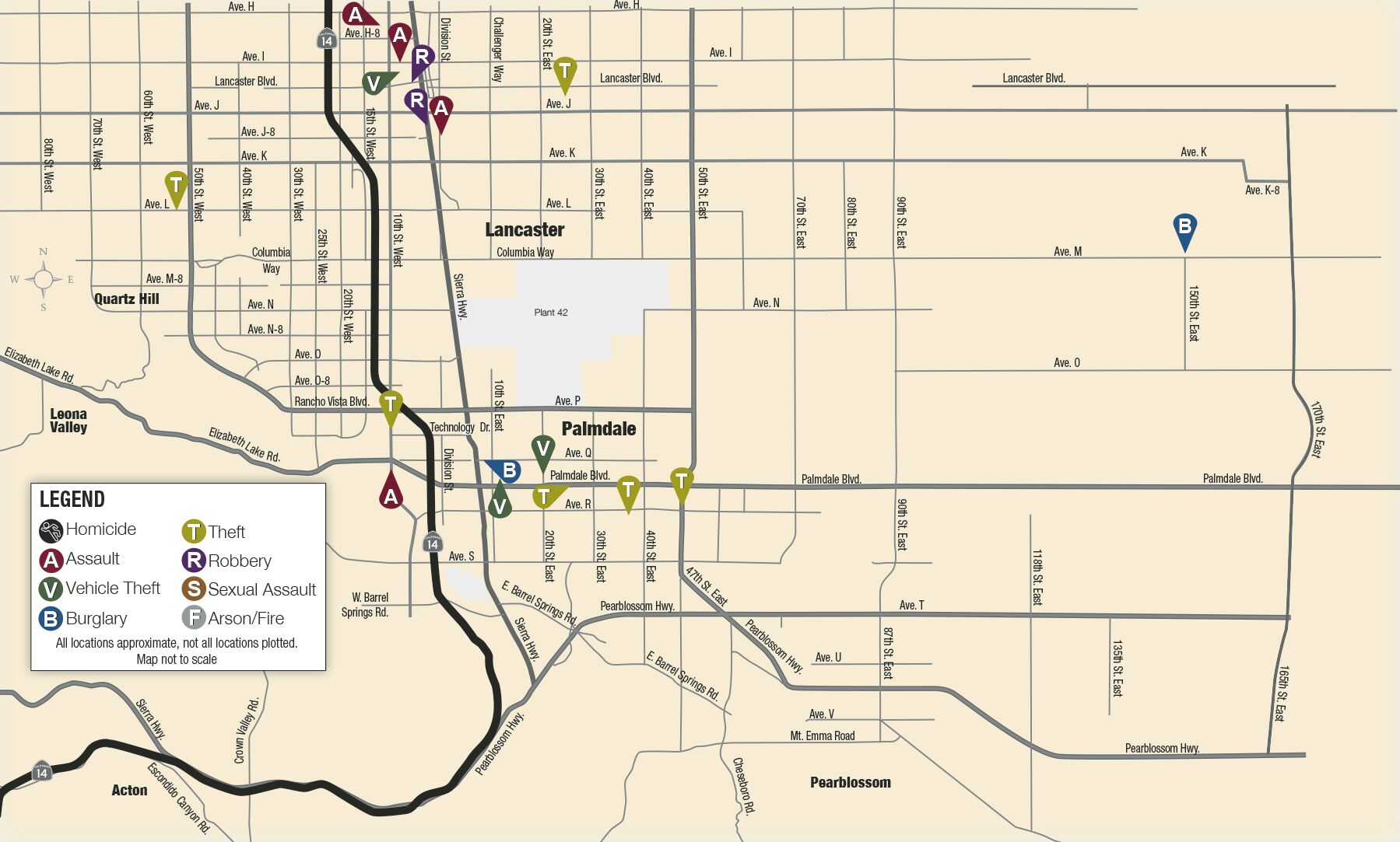 Crime map, Aug. 2, 2021
